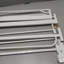 Regalo Safety 36" Extra Tall Baby Gate for Doorways & Bottom of Stairs, Pressure Mounted Walk Through Gate for Babies, Toddlers & Pets, Tested & Safe for 30 Years, American Designed, American Owned (White)