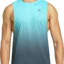 EZRUN Men's Tank Tops Swim Beach Sleeveless Shirt Quick Dry Gym Workout Stringer Muscle Tshirts Big and Tall 5 XL