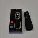 2-in-1 USB Type C Presentation Clicker Wireless Presenter Remote for PowerPoint, Powerpoint Clicker with Volume Control PowerPoint Slide Advancer for Mac, Computer, Laptop-E600