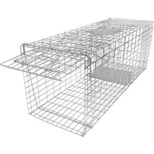 37" Live Animal Cage Trap, Heavy Duty Folding Raccoon Traps, Humane Cat Trap for Stray Cats, Raccoons, Squirrel, Skunk, Mole, Groundhog, Armadillo, Rabbit 37" Live Animal Cage Trap, Heavy Duty Folding Raccoon Traps, Humane Cat Trap for Stray Cats, Raccoons, Squirrel, Skunk, Mole, Groundhog, Armadillo, Rabbit
