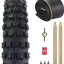 2.75-19 Dirt Bike Tire & Heavy Duty Tube Combo for Off-Road Traction Pit Bike/Motorcycle Tires, Puncture-Resistant 4PR for Off-Road Use（1 Pack）