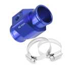 2 x Water Temp Joint Pipe Adapter, Temperature Gauge Radiator Sensor Adaptor with Hose Clamps (40mm)