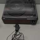 Vinyl Record Players Vintage Turntable with Speakers Belt-Driven Turn Tables Support 3-Speed, Bluetooth Wireless Playback, Headphone, AUX-in, RCA Line LP Phonograph Auto Stop Retro Black