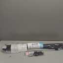 Reinforced 60" Wide Retractable Baby Gates with Upgraded Rods - Bottom Anti-Escape, 5 ft Mesh Baby Gate Retractable Dog Gate Indoor Pet Gate Retractable Stair Gate Outdoor Retractable Gate, Black ((33" Tall x 60" Wide))