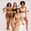 Gailife Bras for Women No Underwire Jelly Bras Wave Wireless Bras Seamless Full Coverage Bralettes Everyday Bras (Beige, L)