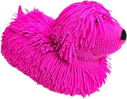Pink Squishy Shaggy Dog ages 6+