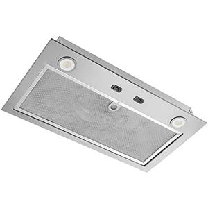 Broan-NuTone PM300SS Custom Power Pack Range Hood Insert with 2-Speed Exhaust Fan and Light, 300 Max Blower CFM, Stainless Steel, 21-Inch Built