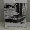 Flagship for Nespresso Pod Holder Drawer Coffee Pod Organizer for Nespresso Capsule Holder Crystal Tempered Glass Storage Tray (40 Vertuo Pods Capacity)