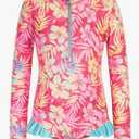 GRACE KARIN Girls One Piece Swimsuits Long Sleeve Bathing Suits Swimwear, Size 14Y