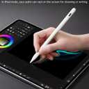 MEKO Universal Stylus Pen for Apple iPhone & Android & iPad, 2X Fast Charge Active Stylus Pencil for All Touch Screen, High Sensitivity Capacitive Stylus for Smartphone Apple Watch Tablet-White