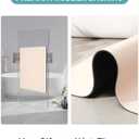 COCOER Bath Mat - Absorbent, Stain Resistant, Non Slip Bath Rug - Quick Dry Bathmat with Rubber Back-16x24 Nude