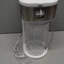 HomeCraft 3-Quart White Stainless Steel Caf' Iced Tea And Iced Coffee Brewing System, 12 Cups, Strength Selector & Infuser Chamber, Perfect For Lattes, Lemonade, Flavored Water, Large Pitcher