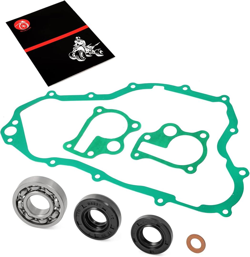 Water Pump Rebuild Kit Gaskets Seals BEARING Compatible With Honda CR250 CR250R 1992-2001