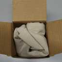 MIULEE Pack of 2 Decorative Outdoor Solid Waterproof Throw Pillow Covers Faux Linen Garden Farmhouse Cushion Cases for Patio Tent Balcony Couch Sofa 18x18 Inch Beige