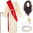 Jesus Costume Adult Men Biblical Religious (XX-Large)