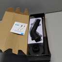 Leebein Electric Spin Scrubber, Cordless Cleaning Brush for Bathroom Shower Tub, IPX7 Waterproof Power Scrubber with 7 Brush Heads, Extendable Long Handle and 2 Speeds Scrubber for Bathtub Floor (Black)