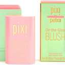 Pixi On-the-Glow Blush Stick in Fleur, Hydrating Tinted Moisture Stick for Cheeks and Lips with Ginseng, Aloe Vera and Fruit Extracts, Twist-Up Design, Paraben-Free, 19g / 0.6 oz And Superglow Stick