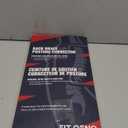 Fit Geno Back Brace Posture Corrector for Women and Men, Shoulder Straightener, Adjustable Full Back Support, Upper and Lower Back Pain Relief - Scoliosis, Hunchback, Hump, Thoracic, Spine Corrector (Medium/Large (Waist 33"-40"), Black)