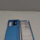 Vizvera for Samsung Galaxy Z Fold 6 Case RFID Wallet with Cards Holder [Hinge Cover] [Camera Cover] Shockproof Silicone Protective Phone Case for Z Fold 6 2024-Lake Blue