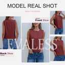 EVALESS Vest for Women 2025 Button Down Sleeveless Blazer Suit Vest Cropped Waistcoat Spring Summer Casual Outfits (M)