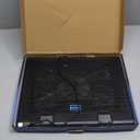 Kootek Laptop Cooling Pad, Laptop Cooler with 5 Quiet Fans for 12"-17" Computer PC Notebook Gaming Laptop Fan, Height Adjustable Laptop Cooling Stand Laptop Accessories, Blue