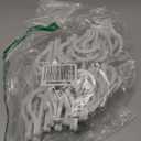 Mr. Pen Space Saving Hangers for Clothes, 16 pcs, White, Plastic Multi Clothes Hangers Space Saving, 5 Slots, 360° Rotating Hooks