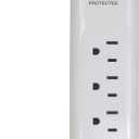 Prime Wire PB802013 6-Outlet Surge Protector with 14-3 SJT 1.5-Feet Cord