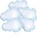 KatchOn, Huge Clouds Balloon Set - 30 Inch, Pack of 5 | Clouds Party Decorations | On Cloud 9 Bachelorette Decorations | Baby Shower Decoration | Cloudbabies Decoration | On Cloud 9 Balloons