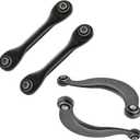 TRQ Rear Control Arm Set Compatible with 2014-2018 Ford C-Max 2000-2018 Focus 2004-2013 Mazda 3 2006-2014 5 2008-2013 Volvo C30 2006-2013 C70 2004-2011 S40 2005-2011 V50 MA5512100