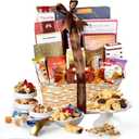 Broadway Basketeers Sympathy Gift Basket Deluxe, Condolences Gifts for Loss, Bereavement or Kosher Shiva, Food Care Package for Delivery With Snacks & Sweets