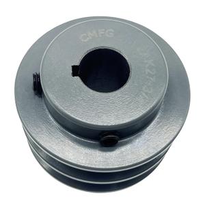 2AK27-3/4 v Belt Pulley, 2.75 inch OD, 3/4 Inch Bore,Cast Iron Material, AK Double Groove Motor Pulley for"4L" or"A" Belts, 2AK2734 Pulley