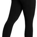 Sunzel Sustainable High Waisted Butt Lifting Leggings with Pockets for Women, No Front Seam Tummy Control Workout Yoga Pants (Medium, Black)