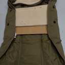 ASENKU Dog Coat, Dog Winter Jackets with Fleece Turtleneck, Windproof, Reflective Pet Snow Jacket for Cold Weather, Coats for Dogs, Army Green, L