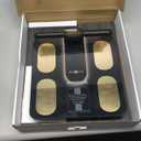 Runstar Smart Scale FSA&HSA Eligible, 8 Electrodes Digital Bathroom Scale for Body Weight and Fat, BMI, Muscle Mass 28 Body Composition Measurement, with Full-Color TFT LCD on Retractable Handle (Black Gold)