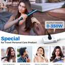DOACE 220V to 110V Converter for European Travel - 350W 7 in 1 Voltage Converter US to Europe with 3AC, 2QC+2PD for Using U.S. Devices Abroad - Hair Straightener Shaver Toothbrush Laptop Camera Phone