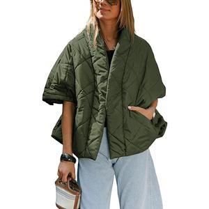 Women Puffer Vests Casual Lightweight Oversized Padded Jacket Coat Warm Quilted Vest Outerwear with Pockets S