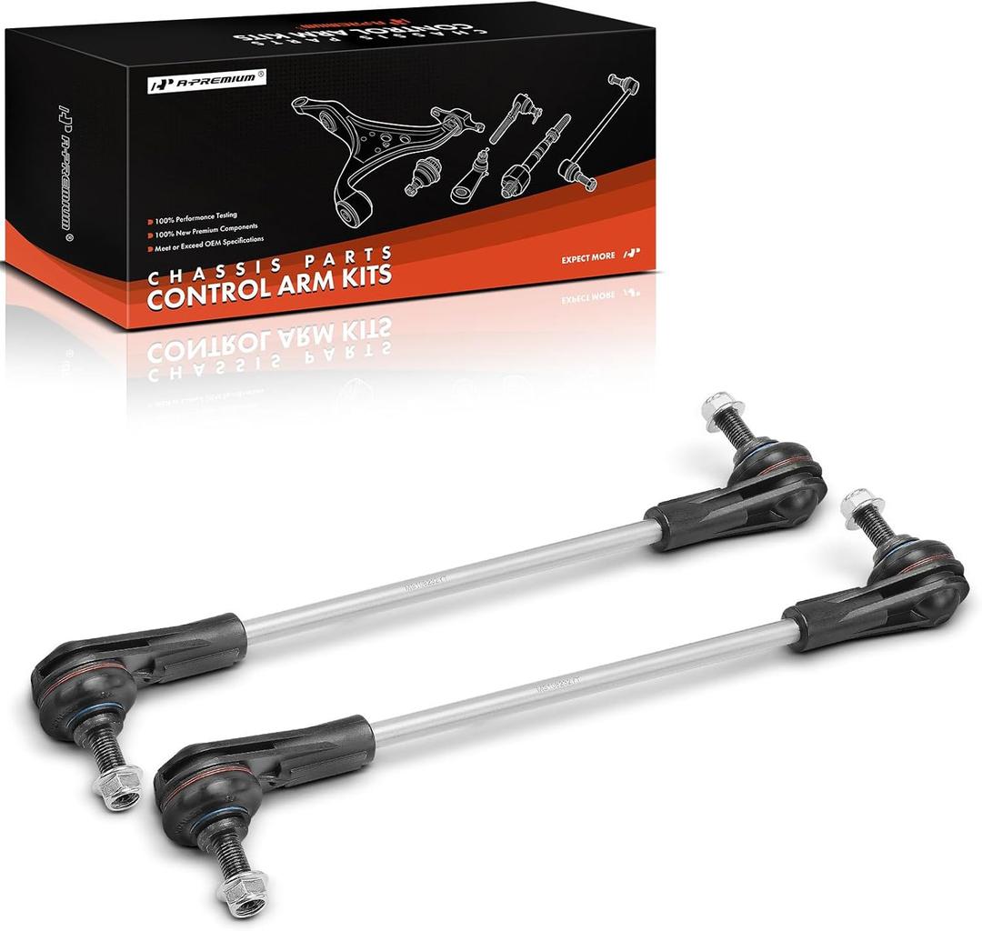 A-Premium 2 x Front Sway Bar Links Stabilizer Bar Links, Compatible with BMW 2016-2020 X1, 2020 228i xDrive Gran Coupe, 2018-2020 X2, M235i xDrive Gran Coupe & Mini Cooper Clubman, Cooper Countryman