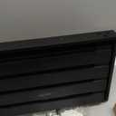 Apicizon Bamboo Shoe Rack for Entryway, 3-Tier Shoe Rack Bench for Front Door Entrance, Small Shoe Organizer with Storage, Black (27.6 Inches No Cushion)