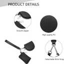 Small Dual Pouch Wristlet Wallet Detachable Mini Zippered Coin Purse Compact Design