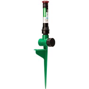 Rain Bird RVANSP Hose-End High-Efficiency Pro Rotary Sprinkler on Large Metal Spike, Hand Adjustable, 45 - 270 Pattern, 17' - 24' Spray Distance (15 inches)