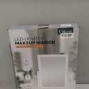 Lighted Makeup Mirror, Hollywood Vanity Mirror with 5X Magnification Mirror, 360Rotation Touch Control, 3 Color Lighting for Desks Bedroom Dressing Room, Large (17.52"x 13.58")