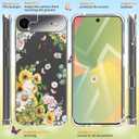 for iPhone Air Case 6.6", [10FT Military Grade Drop Test] Flowers Planet Soft Slim TPU Protective Shockproof Phone Case Cover (Sunshine Blossom)