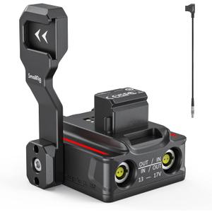 SMALLRIG Power Supply Base Plate for DJI RS 2 / RS 3 Pro/RS 4 Pro/RS 5 Gimbal, External Power Solution for DJI RS 2 / RS 3 Pro/RS 4 Pro