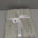 SARO LIFESTYLE Faux Mohair Fringe Throw Blanket  Lightweight Reversible Acrylic Throw for Cozy Layering, Couch & Bed Styling, Aqua, 50"x60"