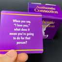 2 PACKS Relationship Card Game for Couples Date Night Cards - Couples Romantic Game for Deeper Love and Understanding Therapy, Connecting, Wedding Present, Bridal Shower