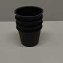 Bed Risers 4 Inch Heavy Duty, Round Furniture Risers for Bed Desk Table Sofa CouchBed Lifts Risers, Support up to 3300 Lbs(4 Pack Black)