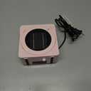 Gaiatop Mini Space Heater, Lightweight PTC Ceramic Fast Heating 500W Energy Efficient for Indoor Use, Overheating & 45 Tip-Over Protection, Portable Desk Electric Heaters for Office Home Pink