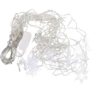 VILLCASE 1pc Led Snowflake String Lights Warm Hanging Decorative Lights for Christmas Parties Weddings Pendant Design for Festive Atmosphere