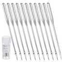 60 PCS 75/11 Embroidery Needles - Sewing Machine Needles Compatible with Brother Sewing Machine, Silver Steel, 1.52in Length
