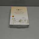 California Design Den 100% Cotton Fitted Sheet Queen Size, Deep Pocket, Durable Sateen, All-Around Elastic, Head/Foot Side Indicators, White Fitted Sheet Queen Only (01 - Bright White)